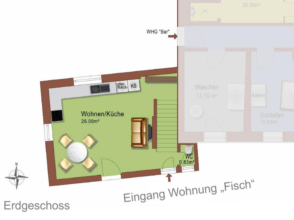 Ferienhaus Oberstaader Fewo Maisonette Ohningen Exterior foto